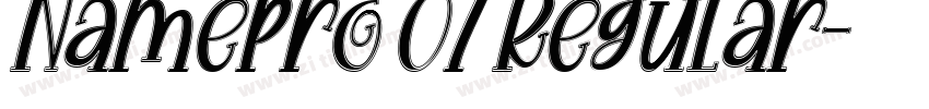 Namepro 07 Regular字体转换
